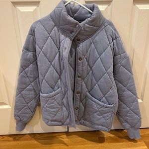 Wild Fable Quilted Jacket - Light Blue